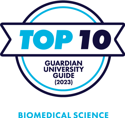top 10 guardian university guide (2023) Biomedical science