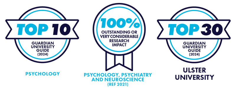 2023 Awards for Ulster University and the School of Psychology